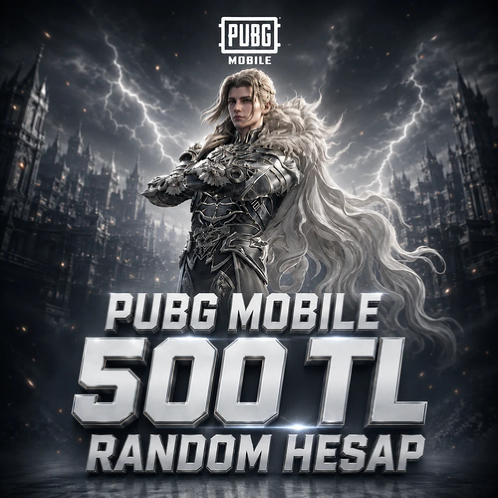 ÖZEL STOK - PUBGM 500 TL HESAP